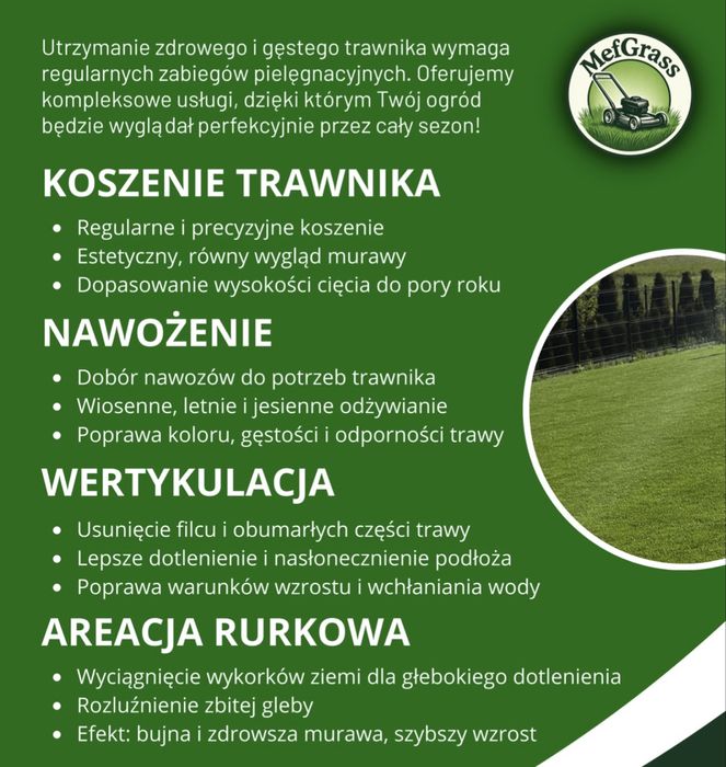 Pielegnacja i regeneracja trawnika: wertykulacja, areacja rurkowa!