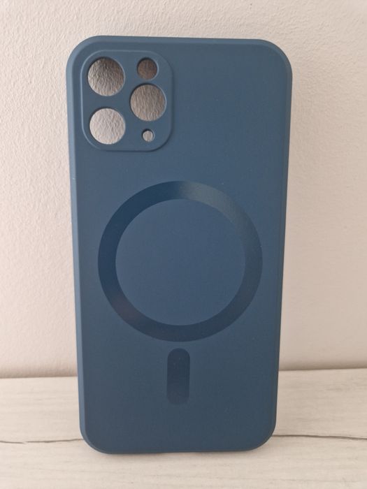 Etui TEL PROTECT MagSilicone Case do Iphone 11 Pro Granatowy