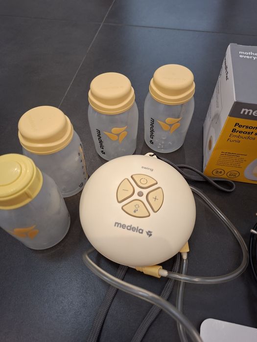 Bomba Medela tirar leite com acessórios