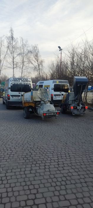 Напівсуха стяжкаСтяжка підлогиМашинна стяжка підлоги