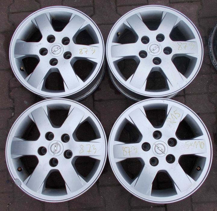 Felgi aluminiowe Opel 5x110 6Jx15 ET49 Nr.873