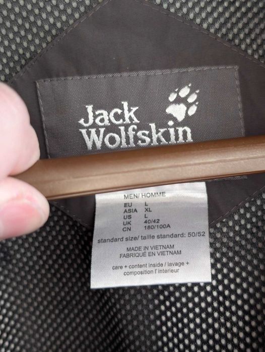 Куртка Jack Wolfskin 3 in1 оригінал L розмір мембрана з фліс підкладом