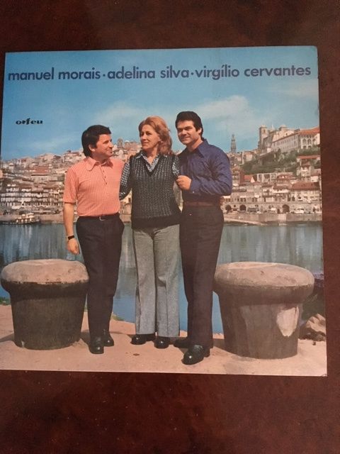 Disco vinil - Manuel Morais - Adelina Silva - Virgílio Cervantes