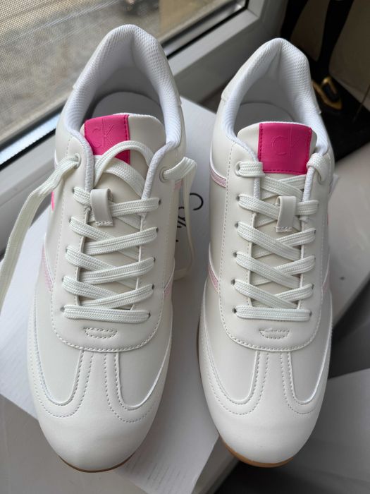 Снікерси кеди кросівки Calvin Klein Avyenna Ivory 11 M, 27,5 см устілка 42 розмір