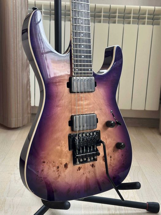 ESP LTD Deluxe M-1000 Natural Purple Burst