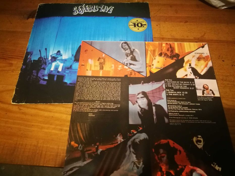 GENESIS (Prog–Rock) - Live (1973) LP