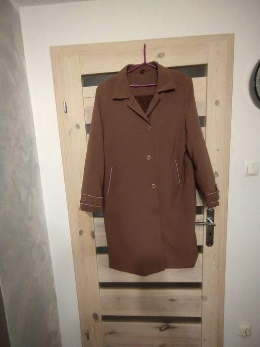 Płaszcz damski brązowy xl