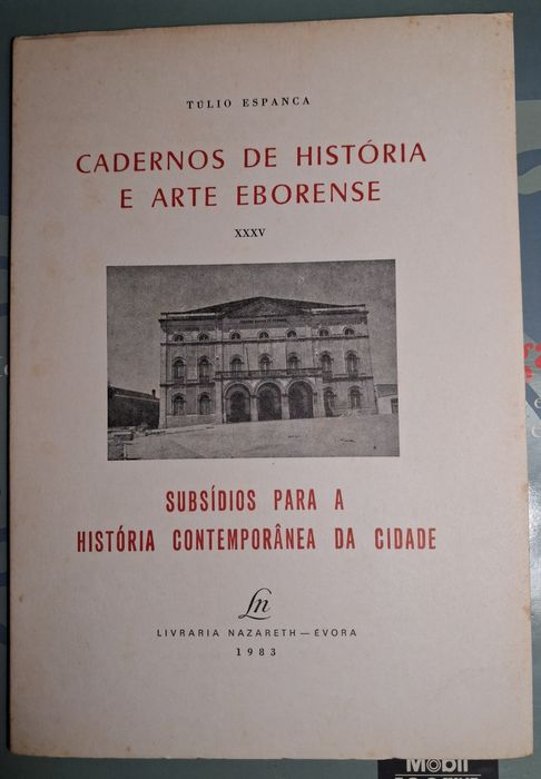 Lote de 3  "Cadernos de História e Arte Eborense" 1982
