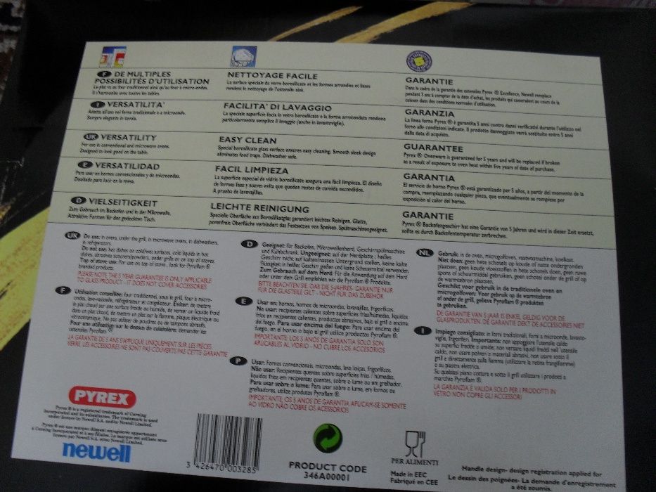 Pirex oval com suporte em bamboo