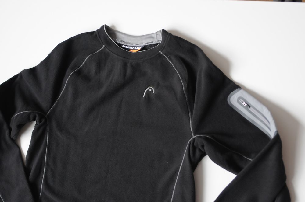 Bluza sportowa męska polar, Head, bieganie, sporty zimowe, rozmiar S