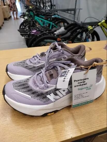 Sapatilhas de Trail Running Mulher, Kipsummit Max Violeta