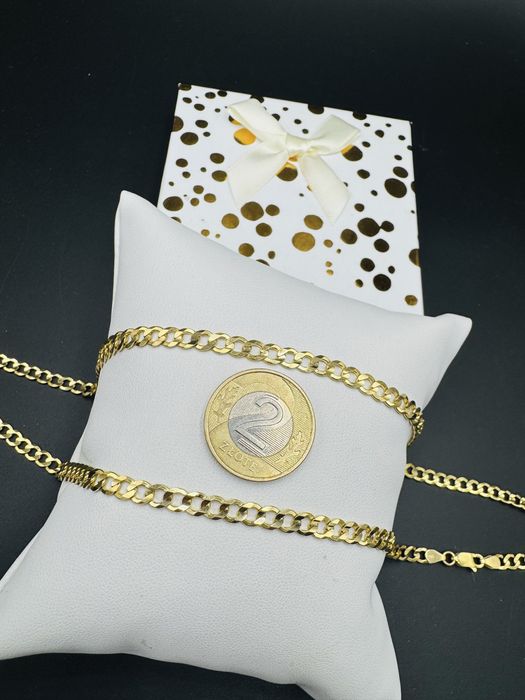 Nowy zloty lancuszek proba 585 waga 14,37g