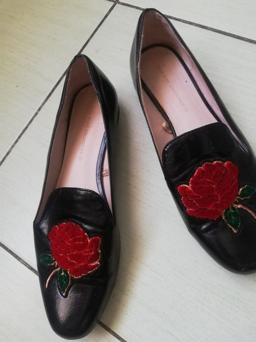 Шкіряні жіночі  балетки