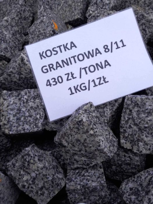 Kostki granitowe