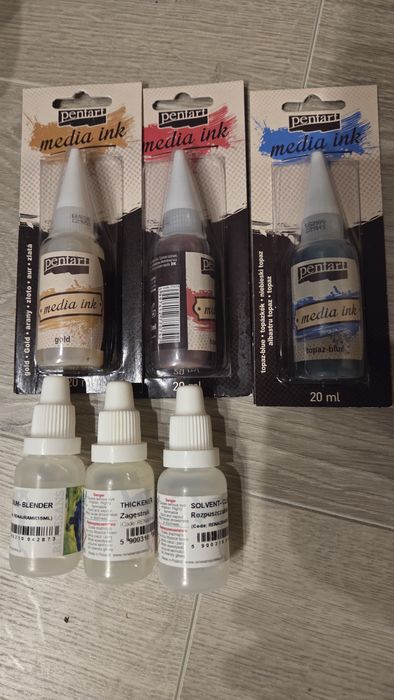 Zestaw do techniki alkoholowej Pentart Renesans NOWE