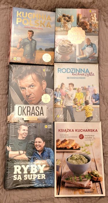 Nowe Książki kucharskie Lidl Cukiernia Pascal Okrasa Ryby Polska +