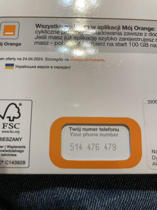 Zloty numer orange