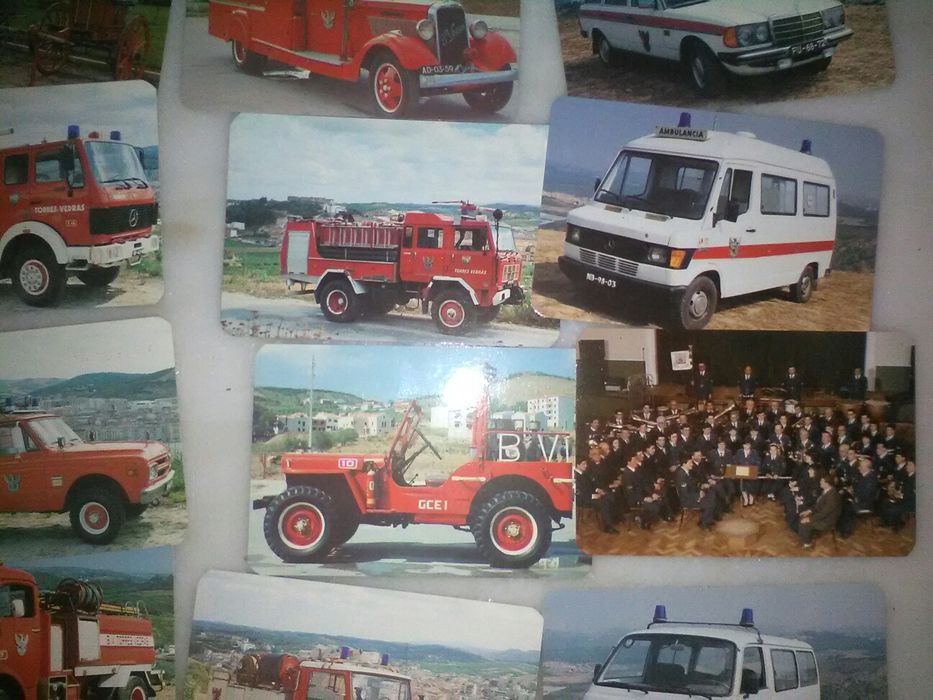Colecção de 25 Fotos História dos Bombeiros Voluntários Torres Vedras