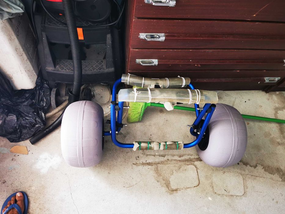 Carrinho transporte de kaiak