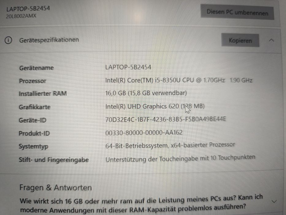 Laptop ThinkPad bardzo dobry stan.