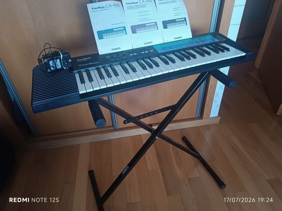 Piano eletrónico Casio CA-100 Tone Bank