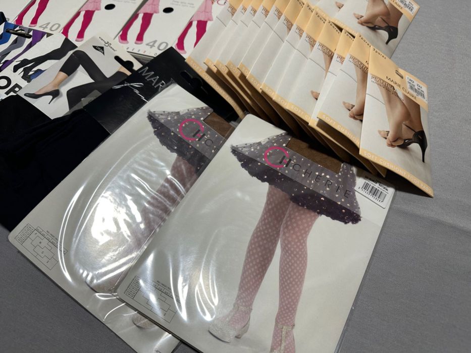 Lote + de 100 Meias Meia Calça Collant Marie Claire Cherie Novos