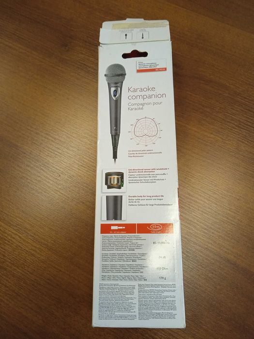 Mikrofon dynamiczny Philips do karaoke