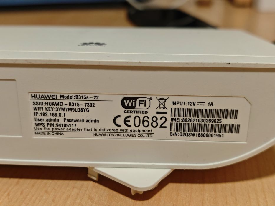 4G LTE  WiFi Router HUAWEI B315s-22 з USB