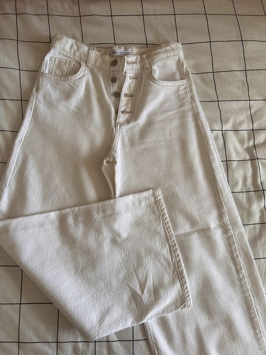 White Denim Pants for Ages 11–12