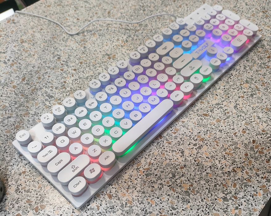 ‼️New‼️Ігрова клавіатура з підсвіткою T-Wolf T-80‼️Top‼️