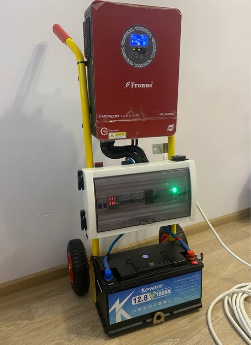 Портативна станція на колесах (Повербанк 220 в)