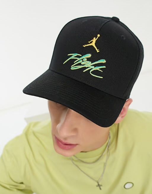 Чорна бейсболка Jordan Flight  розмір: One Size