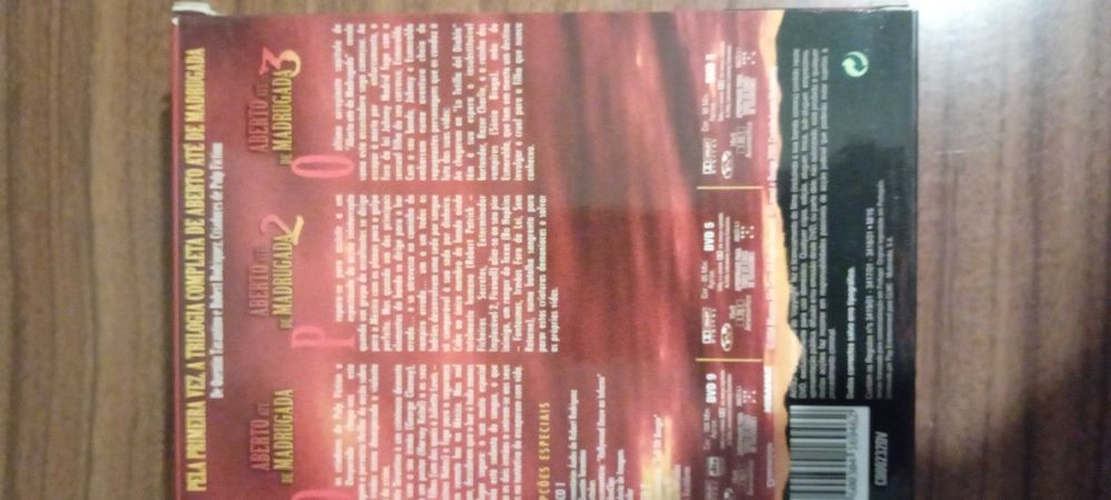 Trilogia em Dvd da Saga Aberto Até de Madrugada Edição de Colecionador.