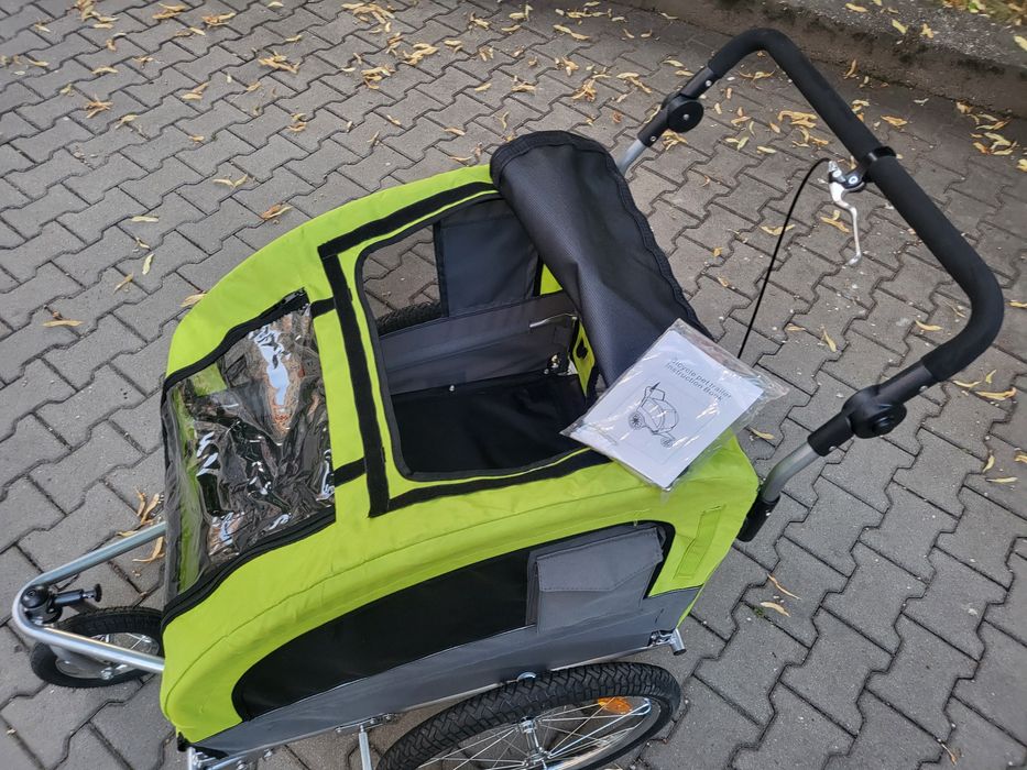 Przyczepka rowerowa dla psa
