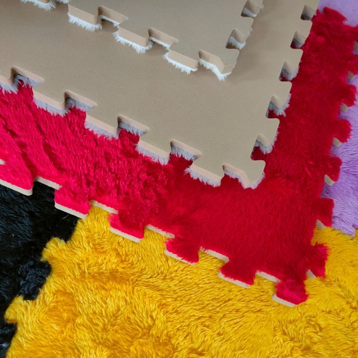 puzzle dywanowe BASIC czerwony