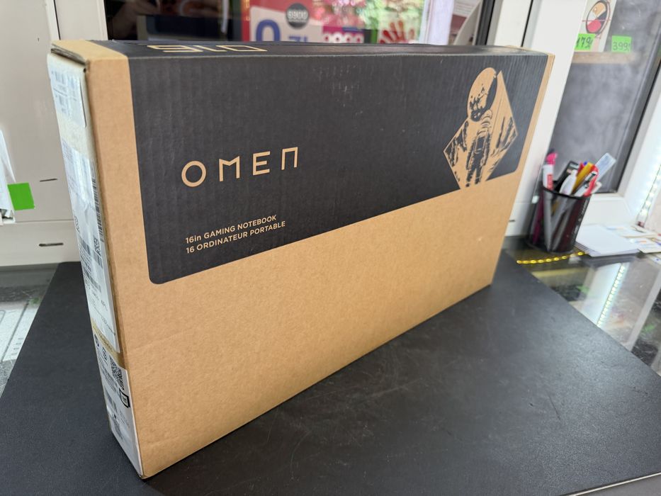 Nowy laptop gamingowy HP Omen 16 Slim, RTX 5070, 32GB + 1TB, Core 7 Ultra, Gwarancja
