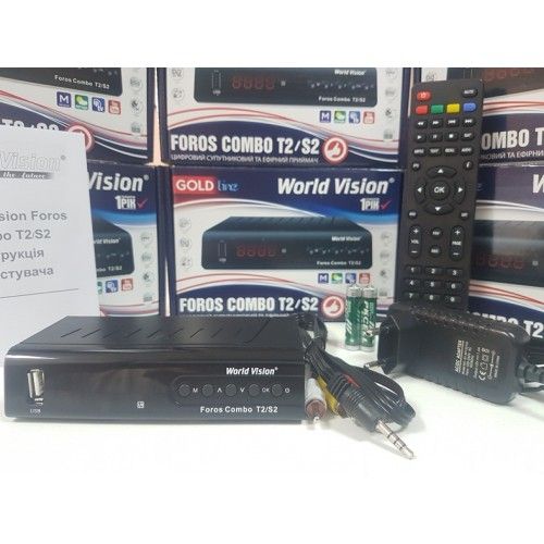 World vision foros dvb t2 s2. World vision foros combo t2/s2. Приставка world vision foros combo t2 s2. World vision t2/s2 пульт. World vision foros dvb t2 s2.