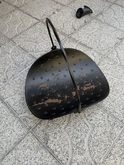 Cesto para lareira para pintar