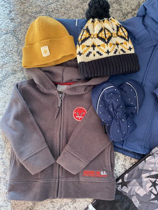 Zestaw zimowy dla chłopca rozm 92