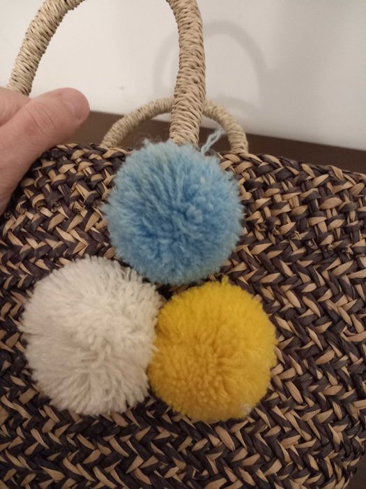 Torebka plażowa plecionka