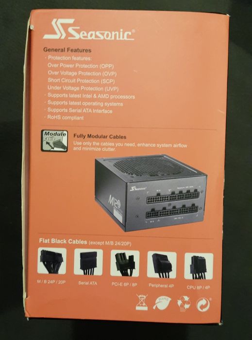 Seasonic Full Modular Power Supply 620W64752113914371121