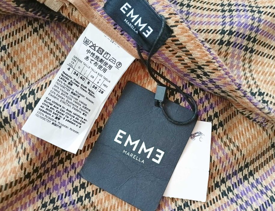 Max Mara kobieca spódniczka w kratę S NOWA
