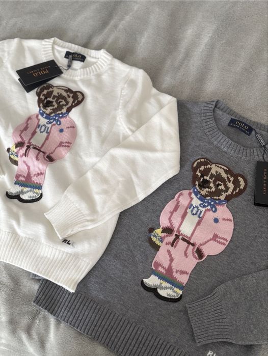 Светр Polo Palph новий з бірками у білому і сірому кольорі розмір с