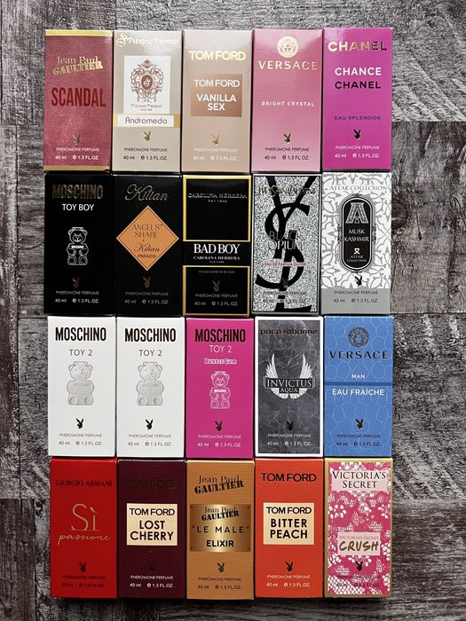 АКЦІЯ!!! Парфуми 40 мл з ферамонами. Чоловічі-Жіночі аромати!