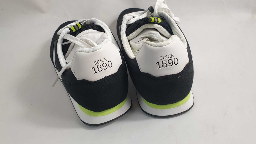 Buty Męskie U.S. Polo Assn. Sneakersy Lekkie NOBIL009-BLK 43