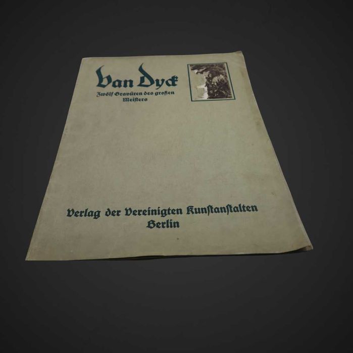 Stary album "Van Dyck" Zbiór 11 rycin wielkiego mistrza j5/012625