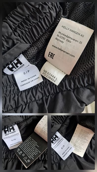 Męskie spodnie Helly Hansen wodoodporne S