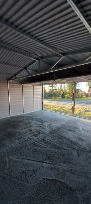 Garaż blaszany  Brama na wymiar