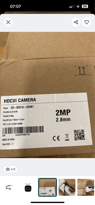 Câmara de Vigilância X- Security XS-B201A-2E4N1 - NoVo