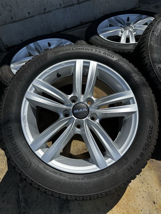 Диски 5/112 R16 +Зимові шини Volkswagen Touran Golf Passat Audi Skoda
